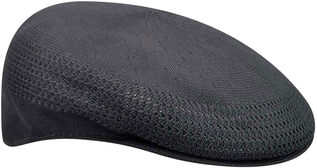 Kangol Men’s Tropic 504 Ventair Ivy Cap(Black/Gold) - Kangol